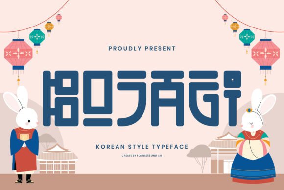 Bojagi: A Charming Korean-Style Typeface for Web Design