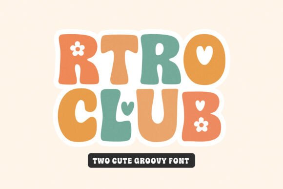 Boost Your Brand with Rtro Club: A Groovy 70s Display Font