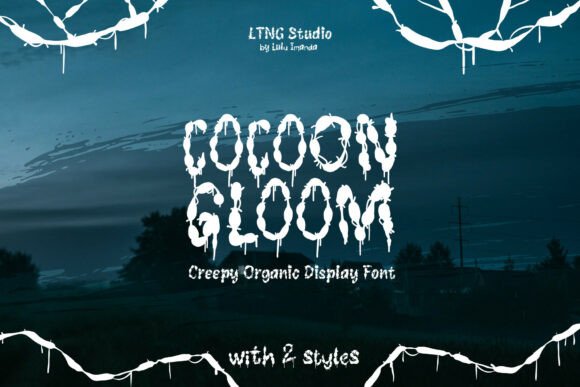 Cocoon Gloom: A Moody and Elegant Display Font
