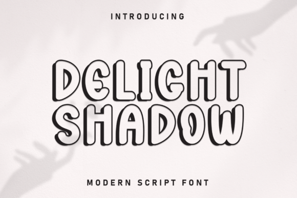 Delight Shadow: A Bold, Playful Font for Eye-Catching Campaigns