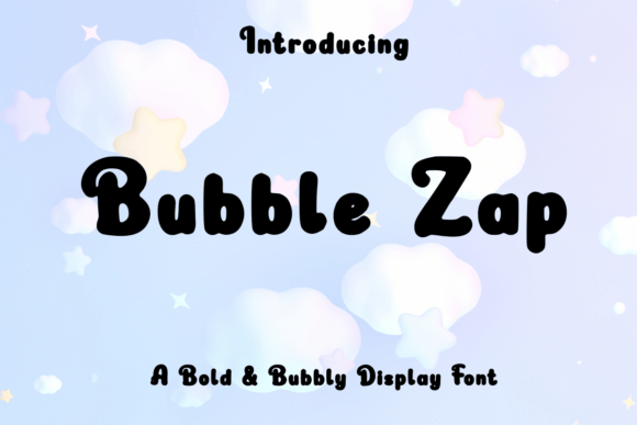 Discover Bubble Zap: A Fun and Engaging Display Font