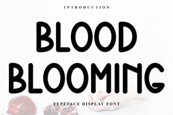 Enhance Your Brand with Blood Blooming: A Festive and Merry Typeface