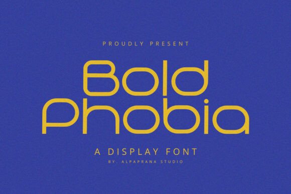 Enhance Your Editorial Design with Bold Phobia Font