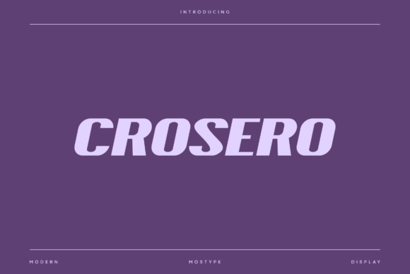 Enhance Your Web Design with Crosero Font