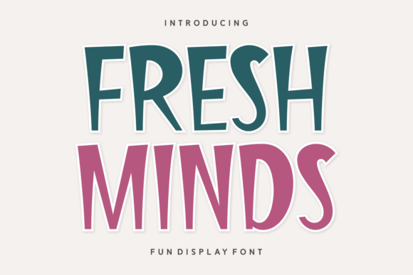 Enhance Your Web Design with Fresh Minds Font