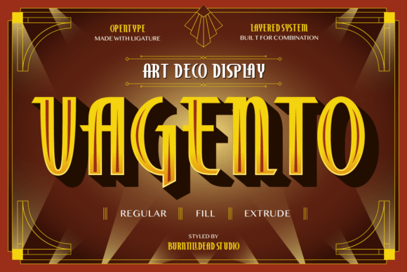 Enhance Your Web Design with Vagento: A Glamorous Display Font