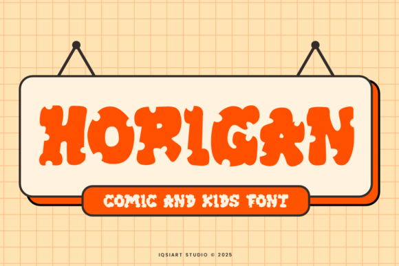 Horigan Font: Playful Typography for Digital Campaigns