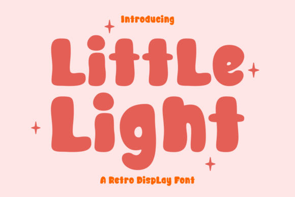 Little Light Font: A Retro Display Typeface for Branding