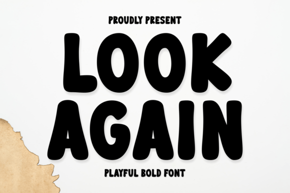 Look Again Font: Playful Typography for Makers