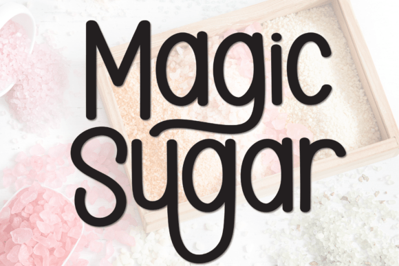 Magic Sugar Font: Warm Display Typography for Web Design
