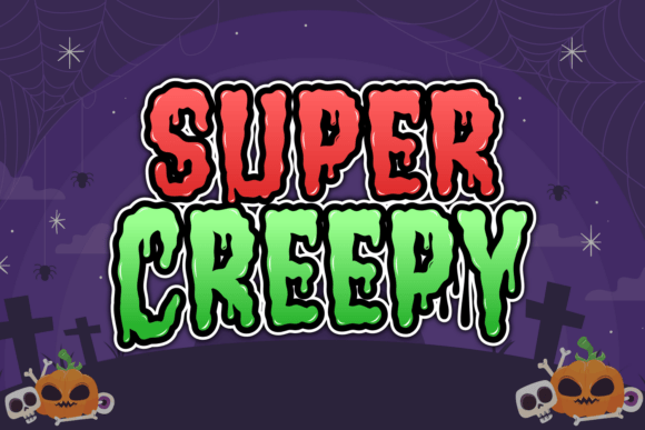 Super Creepy: A Chilling Font for Spooky Editorial Design