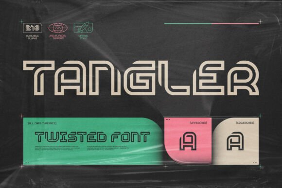 Tangler: A Bold and Playful Display Font