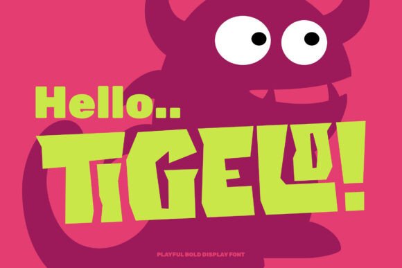 Tigelo: A Fun and Playful Font for Crafters