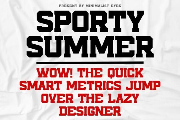 Unleash Your Brand's Energy with Sporty Summer Font