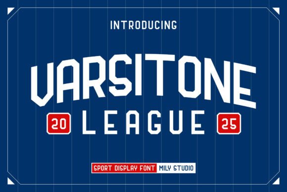 Varsitone League Font for Handmade Labels