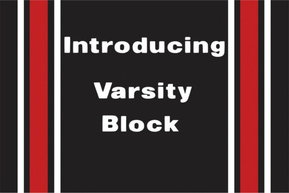 Varsity Block: A Versatile Font for Creative Branding