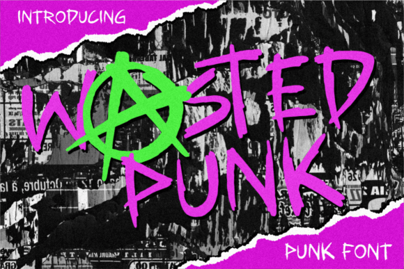 Wasted Punk: The Bold Font for Eye-Catching Campaigns